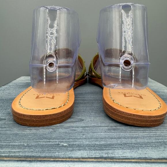 NEW Marc Fisher LTD Paxton Studded Slides Green 6.5M - Picture 4 of 10